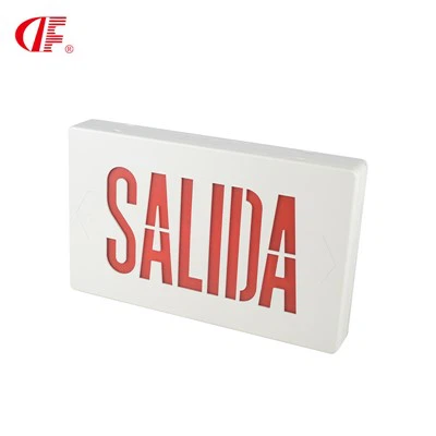 Salida Led Ul, включена в списъка с двойно напрежение Led аварийна светлина за изход Табло Червена изходна светлина